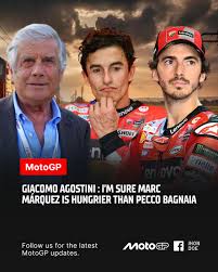 Ultime notizie:-Giacomo Agostini: “Considerando il pacchetto completo, Marc Márquez e Pecco Bagnaia sono i favoriti….